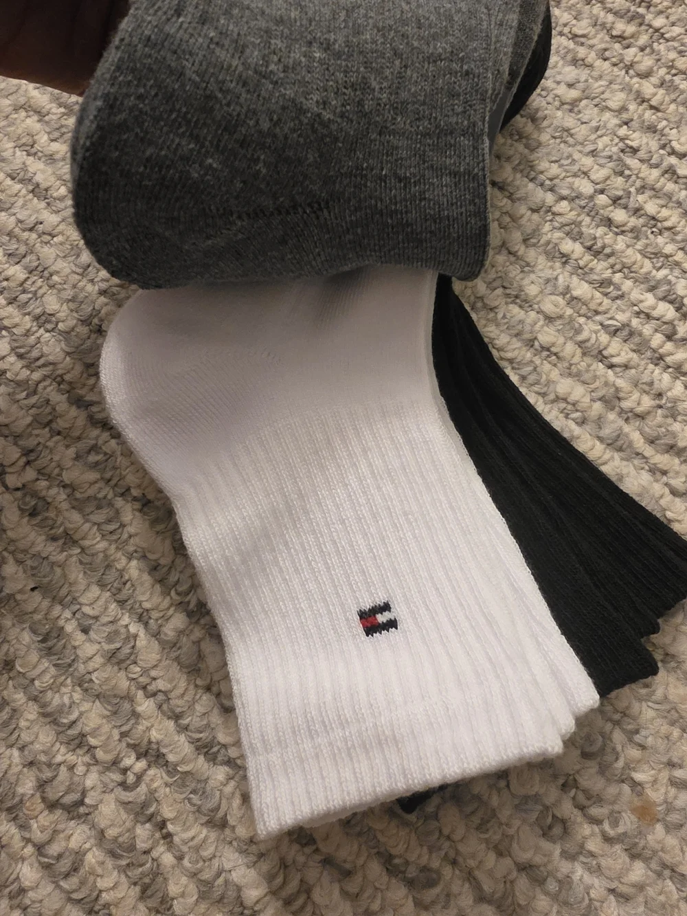 Tommy Hilfiger Men’s Cushion High Quarter Socks - 6 Pack